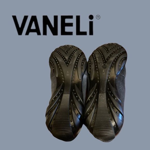 Vaneli Sport "Anemone" Navy Metallic Loafers 6 - Picture 5 of 5